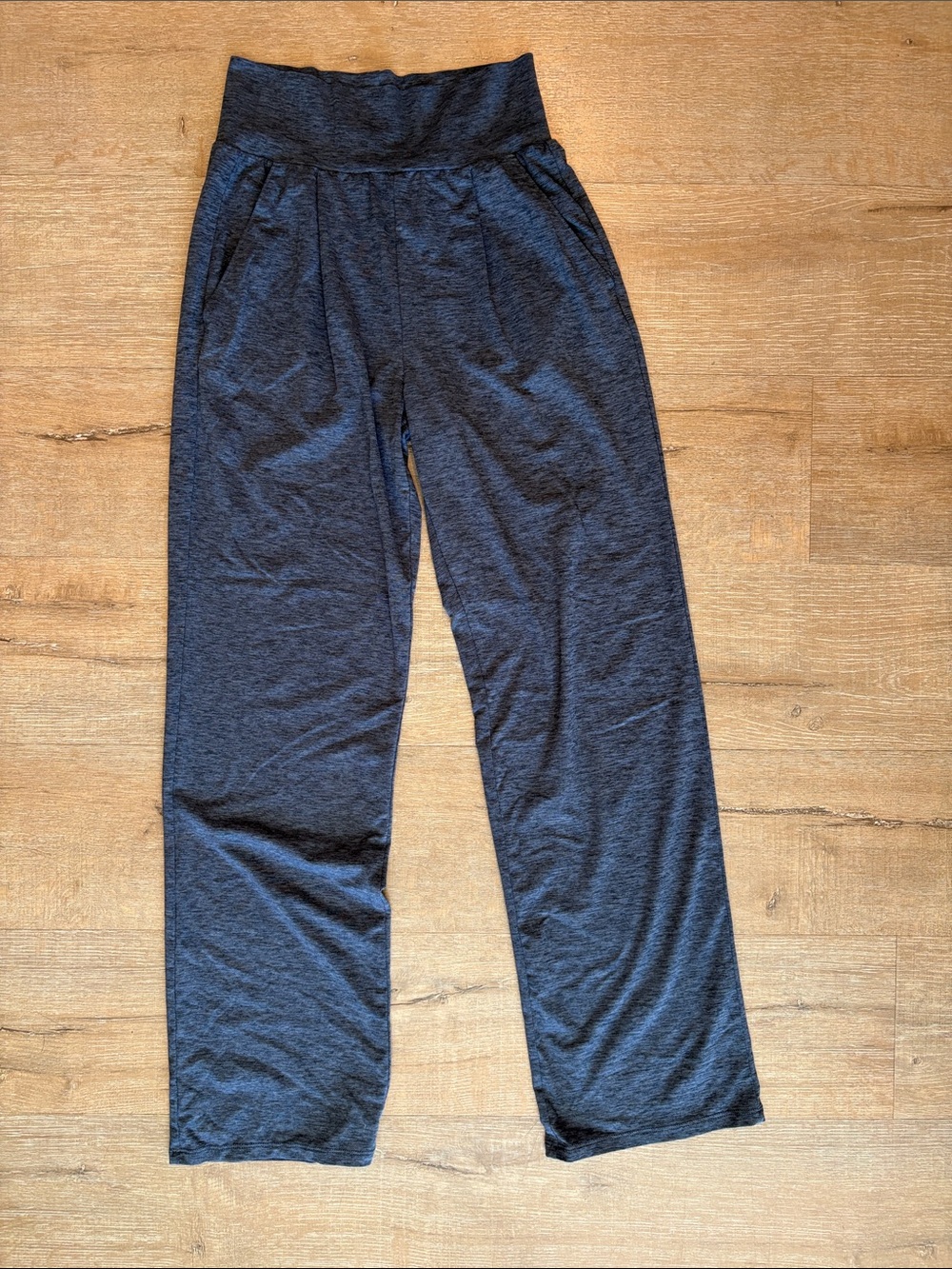 Vuori Wide-Leg Lounge pants- Heather Blue